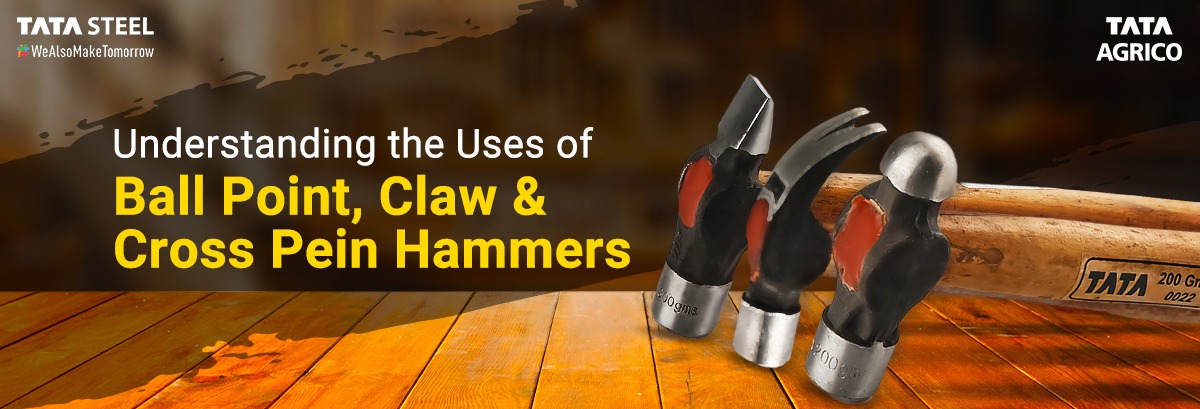 Uses of Ball Point, Claw, and Cross Pein Hammers