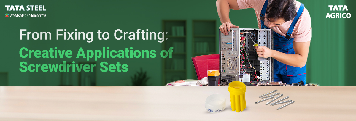 From Fixing to Crafting: Creative Applications of Screwdriver Sets