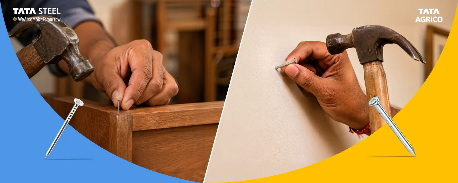 Selecting the Right Nails for Furniture, Roofing and Woodwork Applications